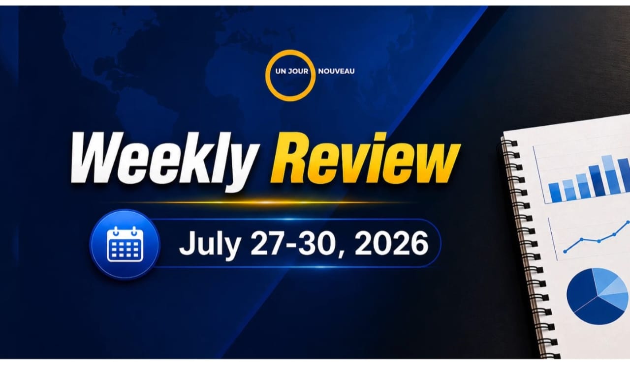 Revue hebdomadaire de la semaine du 27 au 31 Juillet! 